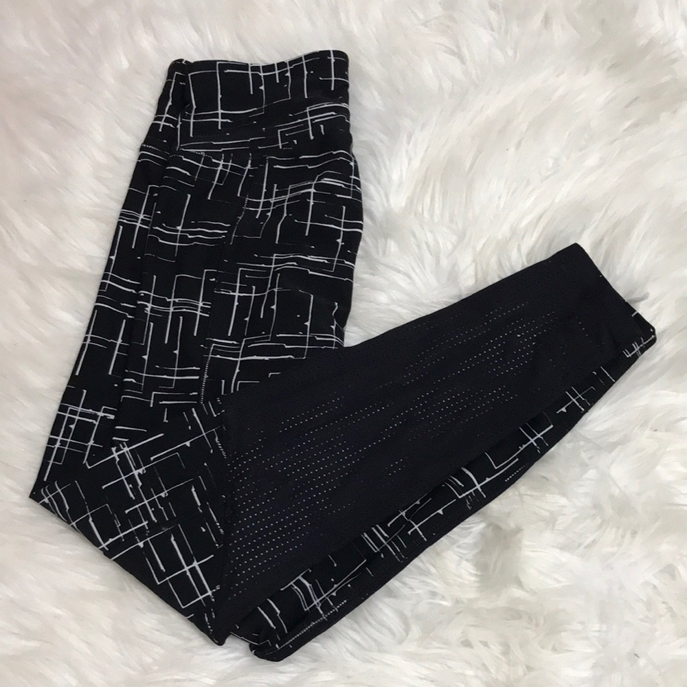 Spalding black/white yoga leggings
